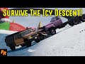 Survive The Icy Descent! - BeamNG Drive - The One Wheel Wonder