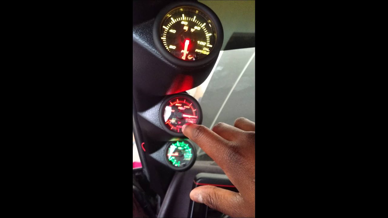GlowShift pillar gauges 87 Monte Carlo SS YouTube