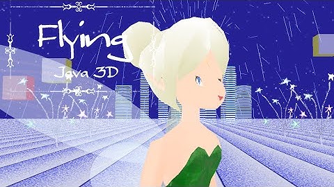 Java 3D: Flying Tinker Bell_7(Higher Quality Version)/空飛ぶティンカーベル