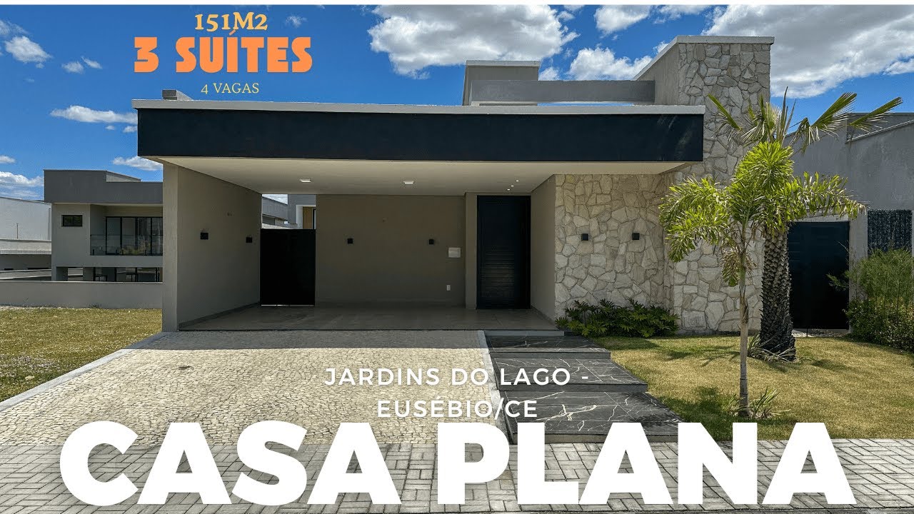 CASA DE ALTO PADRÃO EM CONDOMÍNIO FECHADO COM SEGURANÇA E ÁREAS VERDES EXUBERANTES. VEM CONHECER!