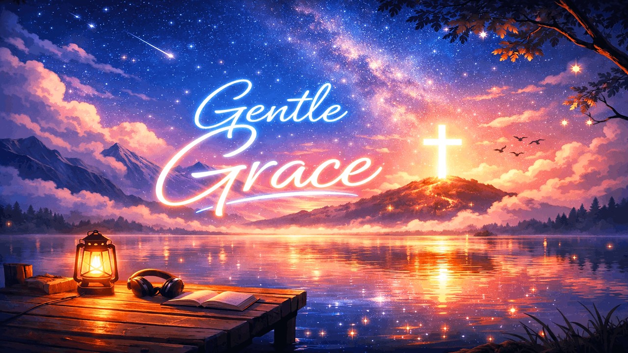 ✝️ Gentle Grace 🙏 - Christian LoFi Worship Music & Beats - [Instrumental]   to study, sleep & relax