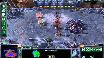 Starcraft II Warp Prism micro 2