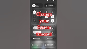 How to Change Screen Timeout on Android #shorts