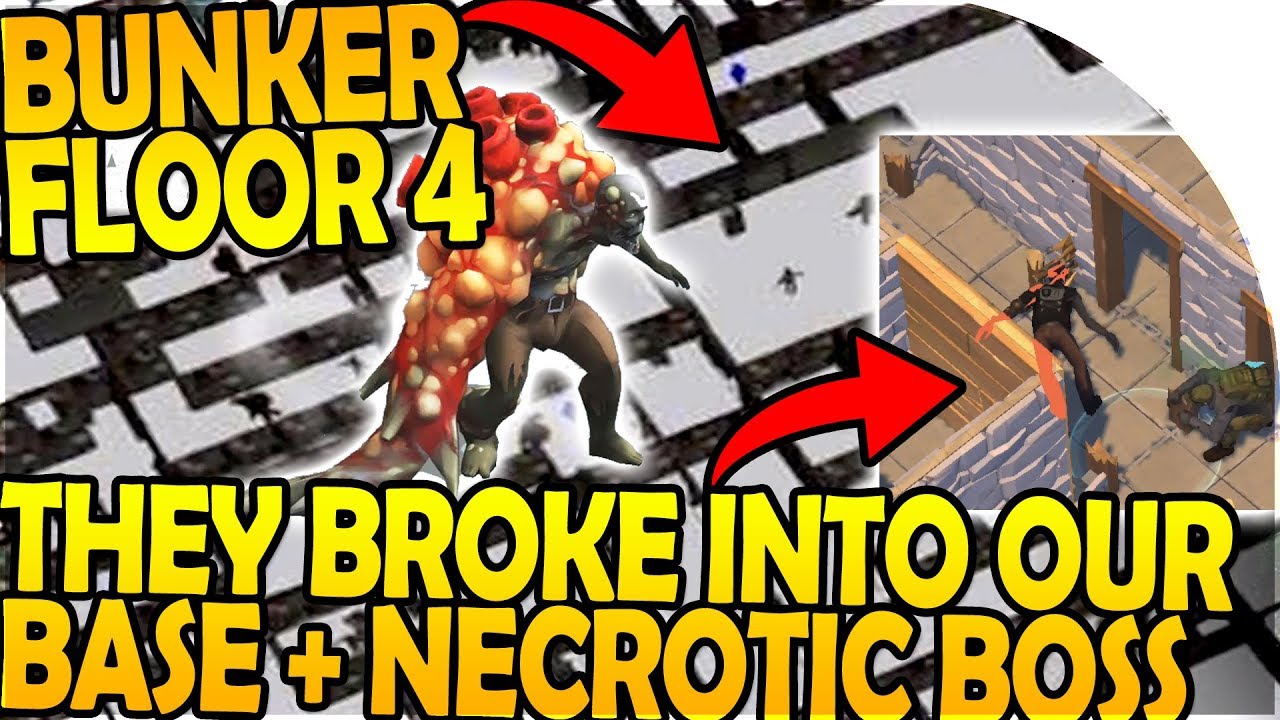 BUNKER LEVEL 4 + NECROTIC ZOMBIE BOSS- BROKE INTO OUR BASE - Last Day On Earth Survival 1.7.2 Update