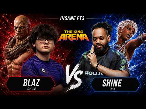 🔥 SF6 ▰ BLAZ (Sagat) vs SHINE (Elena) ▰ Street Fighter 6 | High-Level Set 🔥