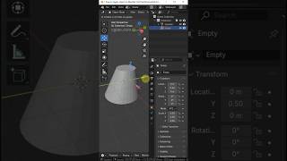 How to taper object in Blender #blender #cgian