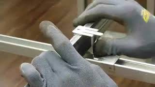 KIRII耐震天井：Power Sクリップ取付方法