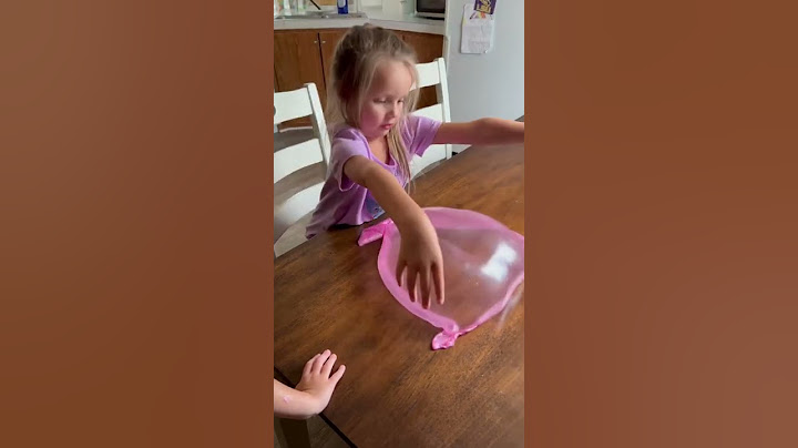 How to make giant slime bubble!