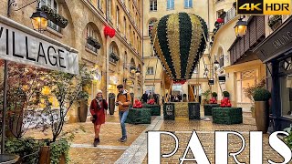 ??[PARIS 4K]WALK IN PARIS BEAUTIFUL CHRISTMAS LIGHTS STREETS (4K 60FPS VERSION) 03/DECEMBER/2023