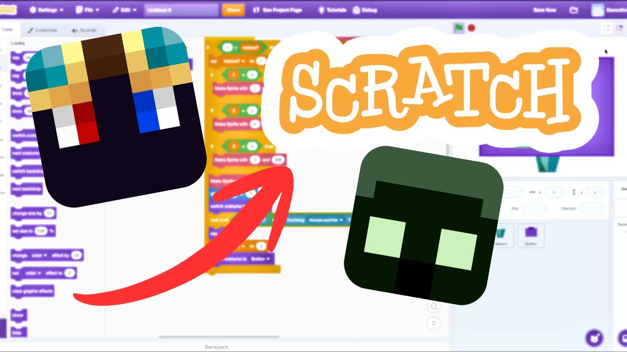 1 ORA per creare un GIOCO in scratch: io vs William - YouTube