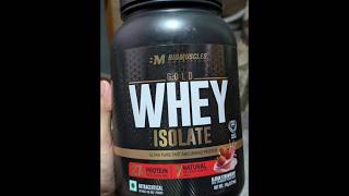 Bigmuscles Nutrition Gold Whey Isolate #protein #ytshorts