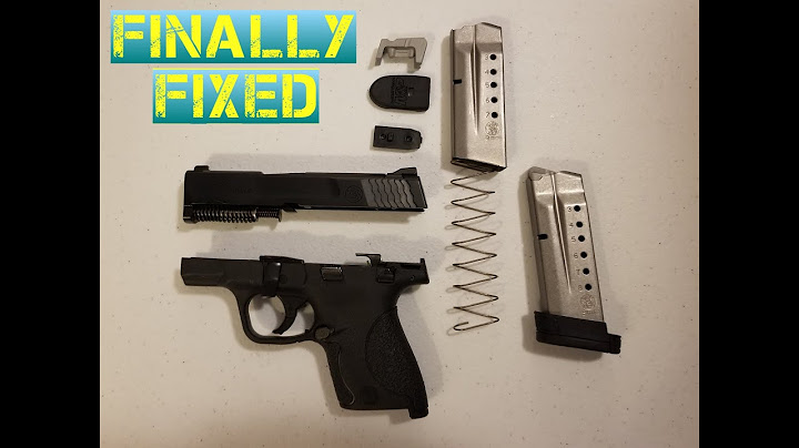 Smith and wesson shield slide lock problems