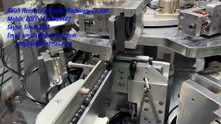 Spray head assembly machine,sprayer pump cap aerosol valve tube inserting assembly machine