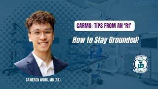 CaRMS Tips from an RI: How to Stay Grounded Through the Process   #residencymatch