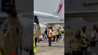 #NewNiger Overland Airways in Bola Ahmed Tinubu International Airport, Minna, Niger State.23-04-2025
