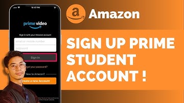 How To Sign Up For Amazon Prime Student Account (2024) !
