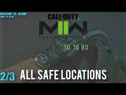 Call of Duty Modern Warfare 2 - ALL SAFE LOCATIONS + CODES Trophy / Achievement Guide