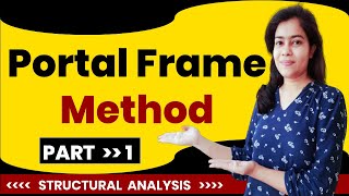 Portal Frame Method | PART-1 | Analysis Of Frame By PORTAL METHOD | Structural Analysis [Hindi]