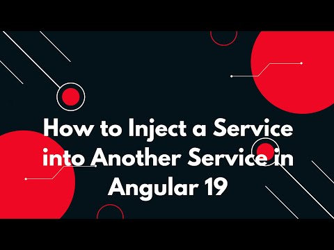 #53 🌟 How to Inject a Service into Another Service in Angular 19 🚀