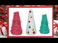 How to Make a DIY Yarn Christmas Tree Tutorial for your Home Decor