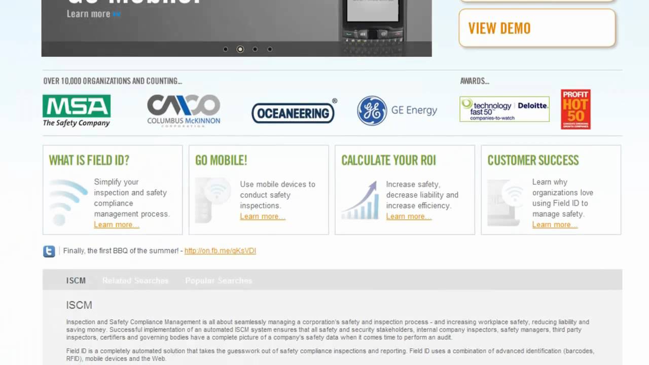 Field ID - Web Demo - Introduction (1/8)