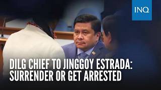 DILG chief to Jinggoy Estrada: Surrender or get arrested