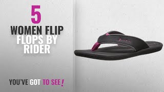 Top 5 Rider Women Flip Flops [2018]: Rider Women's Cloud III Flip Flop, Black/Grey/Pink, 8 M US screenshot 5