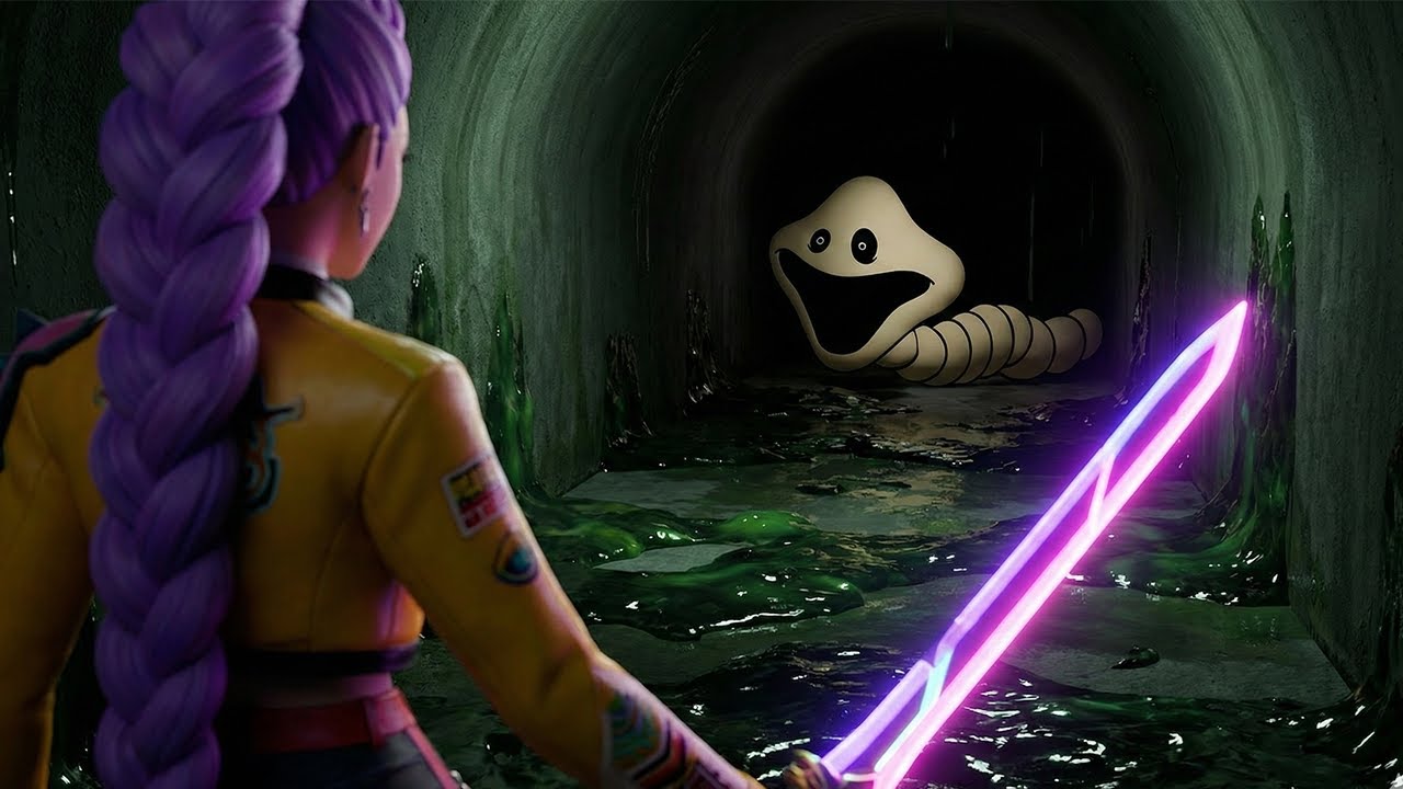 RUMI Found Hungry WORM! K-POP HUNTERS vs Roblox Worm