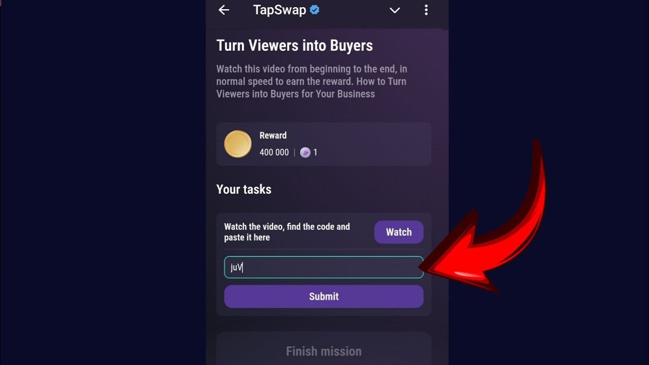 Turn Viewers into Buyers | Tapswap Code | How to Turn Viewers into ...