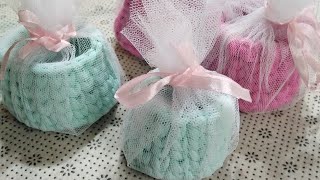 كروشيه طريقة عمل توزيعات السبوع وكتب الكتاب بخيط الكليم moca crochet