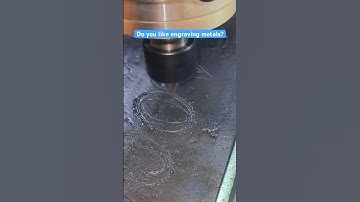 Engraving hard metal using CNC machine #oddlysatisfying #cnc #engraving #cncmachine #diy #fyp #viral