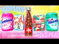 ASMR Mentos Gums Unpacking Choco Candy Opening #mentos #dirol #candyopening #asmrgum