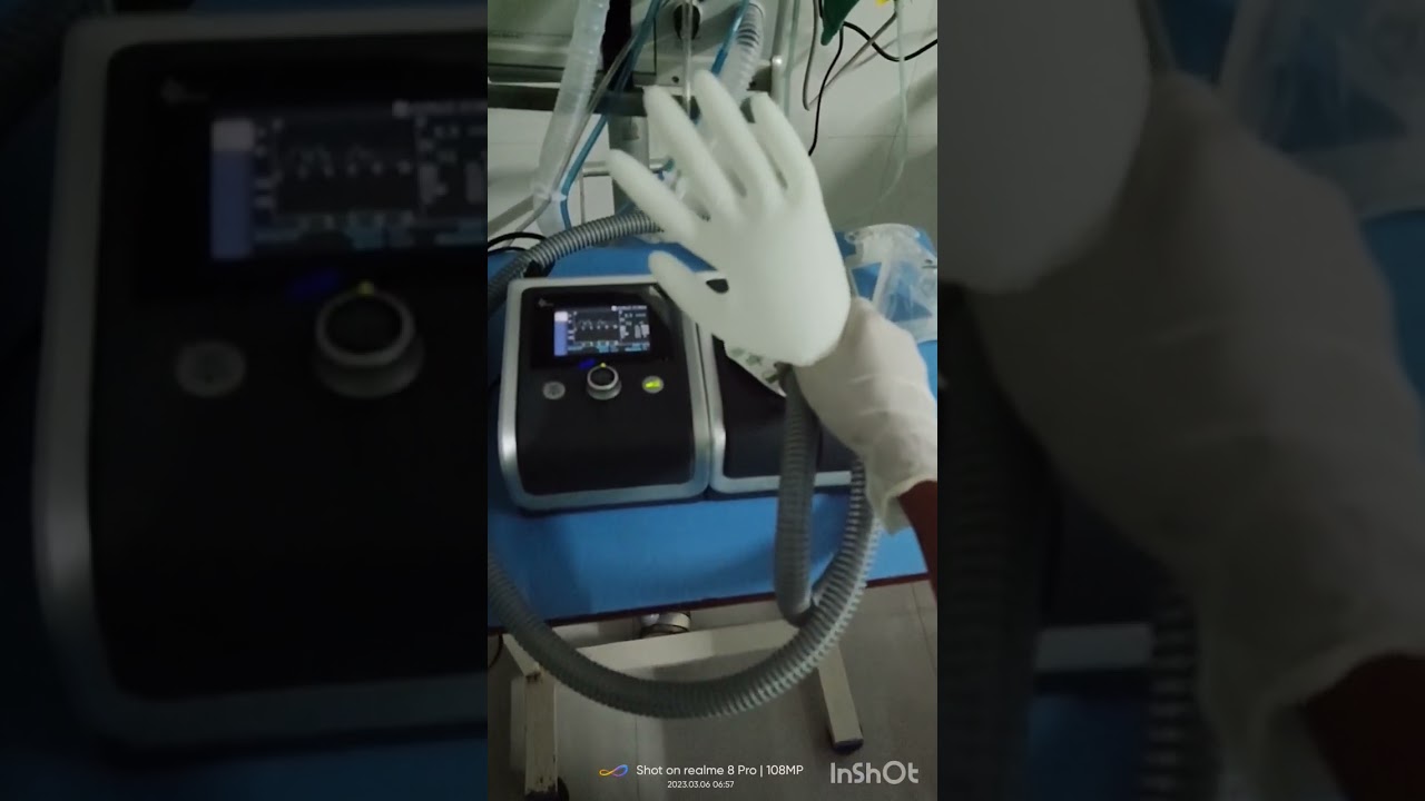Bipap Testing using the Gloves.  🫁🫀