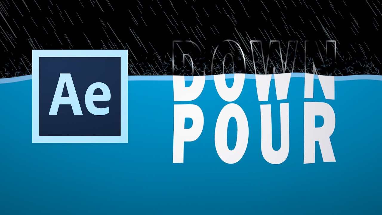 Rising Water, Rain, and Splashes with After Effects