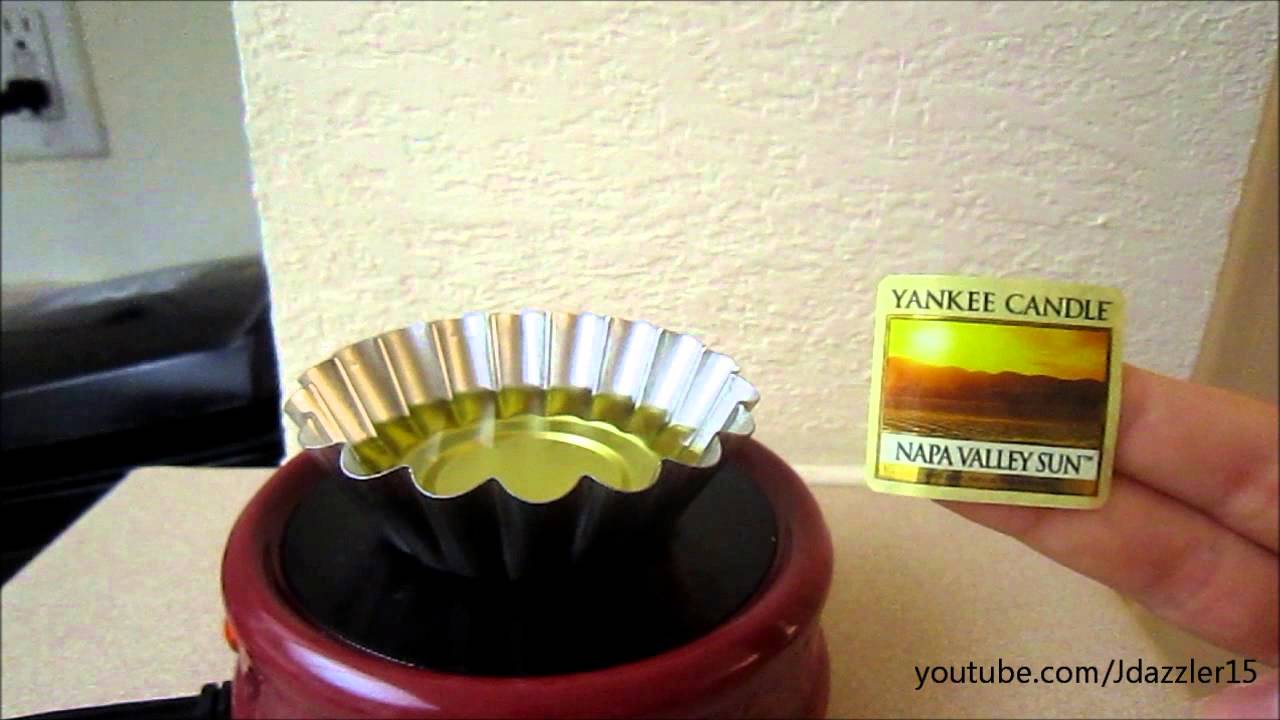 Yankee Candle Review Napa Valley Sun YouTube