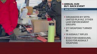 More than 200 weapons, including 18 assault rifles, collected at SF gun buyback event