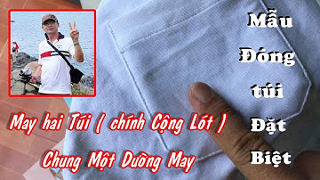 CÒN ĐẶNG VÀ ĐẶT BIỆT MỘT ĐƯỜNG MAY CHO 2 TÚI ÁO TRÊN MỘT THÂN ÁO POLO