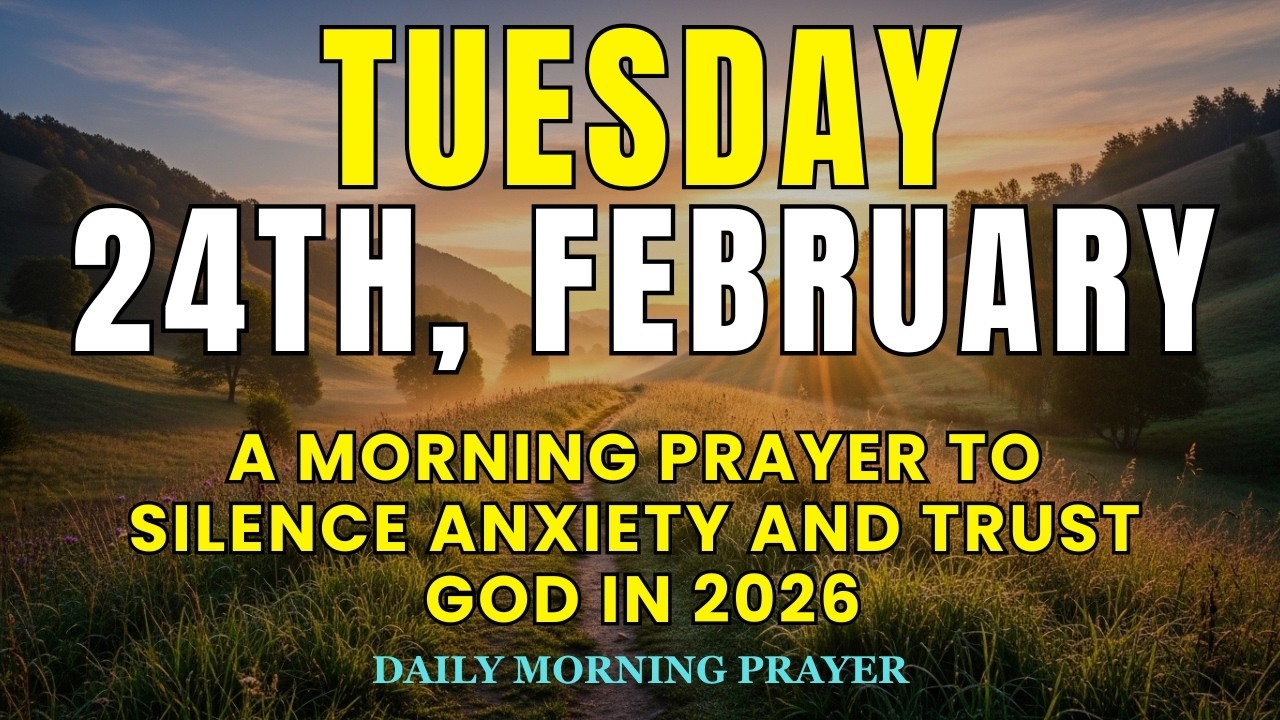 Tuesday, 24th February | A Morning Prayer to Silence Anxiety and Trust God in 2026