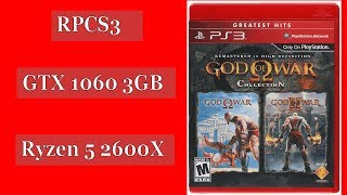 RPCS3  - GodOfWar2 Ryzen 2600X   1060 3GB