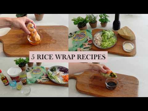 5 EASY RICE WRAP - LOW CALORIE MEAL IDEAS | Kerry Whelpdale