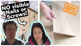 Laminate Flooring & Ceiling Cladding with NO VISIBLE SCREWS / NAILS  | Crafter Van Build | 22 |