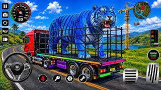 Game Mengemudi Truk Kargo Hewan 3D - Truk Kargo Transportasi Hewan 2024 - Gameplay Android💥 screenshot 4
