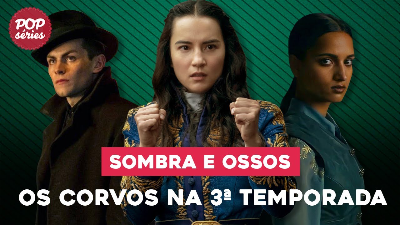 Trilogia Completa Sombra e Ossos com 3 Volumes Série Netflix