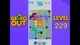Gecko Out Level 229 Solution | Step by Step Walkthrough
