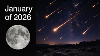 Quadrantids Meteor Shower & Full Moon, Night Sky Events of January 2026!