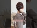 巻かなくてもできる！簡単おしゃれおだんごの作り方♡#shorts