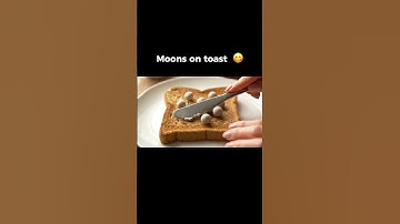 spreading planets on toast asmr  #asmr #oddlysatisfying #relaxing #veo3