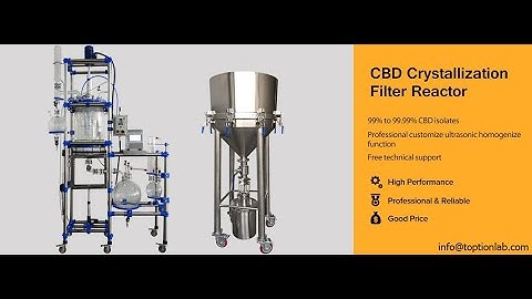 Crystallization Reactor CBD Isolate Crystals Filter Reaction Vessel