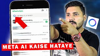 WhatsApp Meta Ai Kaise Hataye | How to Remove Meta Ai on WhatsApp " What is Meta Ai on WhatsApp