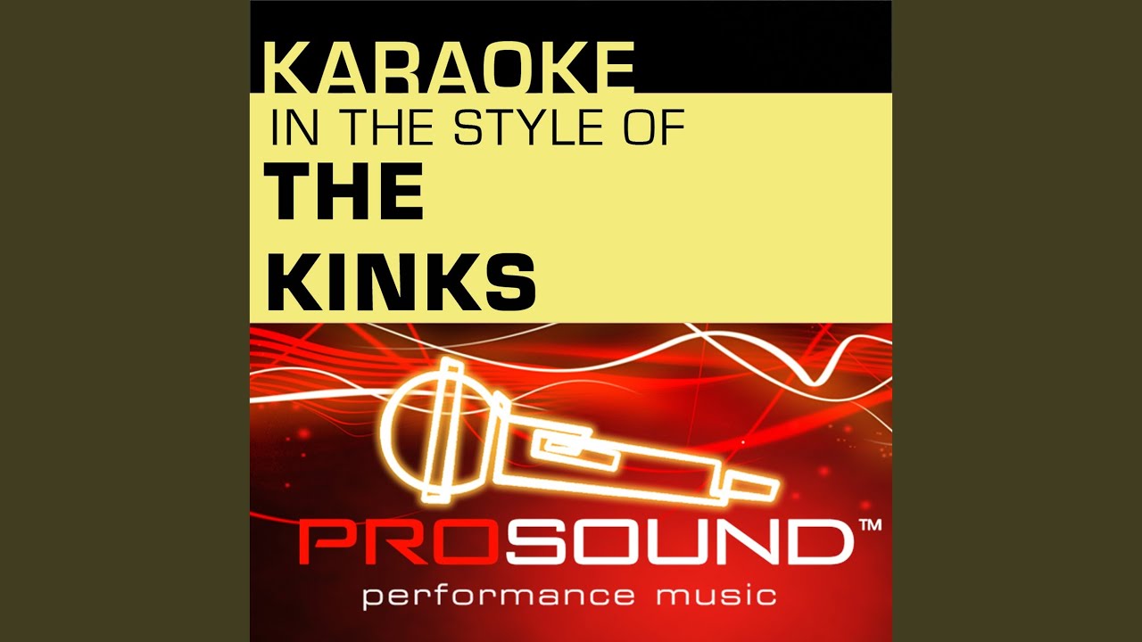 Tired Of Waiting For You (Karaoke With Background Vocals) (In the style of Kinks) YouTube